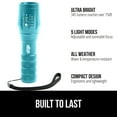 thumbnail image 3 of GORILLA GRIP LED Tactical Flashlight, 750 FT High Lumens 5 Modes, Water Resistant, Turquoise, 3 of 10
