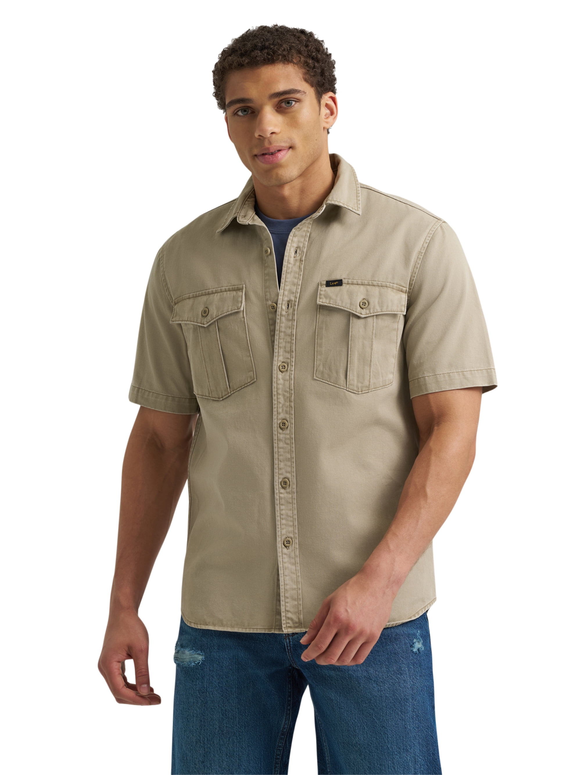 Lee® Men's Heritage Plaid Overshirt - Walmart.com