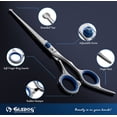 thumbnail image 3 of Kit de tijeras de peluquería canina GLADOG Professional 6 en 1 con funda, 3 of 6