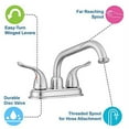 thumbnail image 3 of Treviso Laundry Room Tub/Utility Sink Faucet by Pacific Bay - Brushed Satin Nickel, 3 of 3