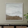 thumbnail image 4 of PixonSign Framed Canvas Wall Art Aerial View Cloudy Rocky Mountain Landscape Print Nature Wilderness Fine Art Farmhouse/Country Minimal Artwork for Living Room, Bedroom, Office - 24"x24" White, 4 of 5
