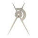 thumbnail image 2 of Calibrador de cejas shamjiam Acero inoxidable 16x3 cm Plata, 2 of 9