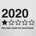 thumbnail image 3 of Teelocity 2020 Rating Graphic T-Shirt (Medium - Standard Fit, White Black Ink), 3 of 4