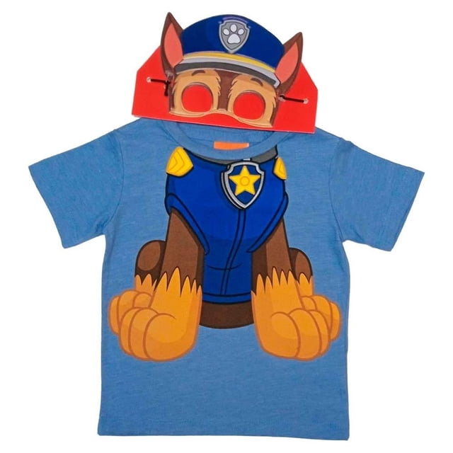 Playera Paw Patrol Niño 3 EG Manga Corta con Estampado Personaje Azul