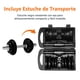 thumbnail image 4 of Juego de pesas para levantamiento de mancuernas ajustables con funda, 38 libras, negro, 4 of 4