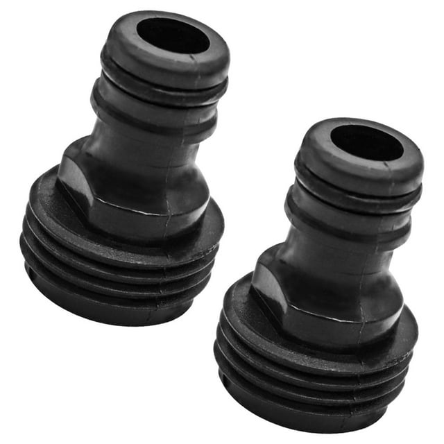 Tuyau d'Arrosage de Jardin de Haute Qualité 2 Pcs, Raccord de Tuyau Rapide avec Filetage BSP de 3/4 Po