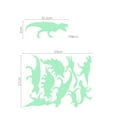 thumbnail image 4 of Wall Stickers Room Wall Home Decor Kids 9Pcs Stickers Dinosaur Luminous Fluorescent Home Decor,Green Home Wall Stickers, 4 of 7