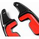 thumbnail image 2 of Auto Steering Wheel Paddle Shift Extension for Benz AMG GT50 GT53 CLS53 E53 E63 SL55 Red/Black Carbon Fiber Black Carbon Fiber Look, 2 of 5