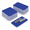 Blue-1-1/2" X 3", variant on Brushed Name Tag Blanks - 25 Pack 1.5" X 3" Round Corners Durable Engravable Badges Withicing