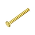 thumbnail image 1 of Unique Bargains Brass Hex Bolts, 1/4-20x2' 1 Pack Fully Thread Grade 4.8 Machine Screws, 1 of 4