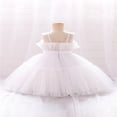 thumbnail image 4 of Girl Sleeveless  Neck Ruffled Princess A-Lined High Waist Dress, 4 of 9