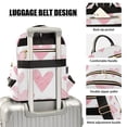 thumbnail image 3 of FORMRS Mini Backpack Purse for Women Travel Daypack Casual Shoulder Bag, Hand Drawn Hearts, 3 of 7
