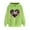 02 Green, variant on Valentines Hoodies for Women, Womens Love Hoodie, Long Sleeve Hooded Sweatshirt Women's Printed Pullover Hoodie Tops Long Sleeved Comfortable Sweatshirt