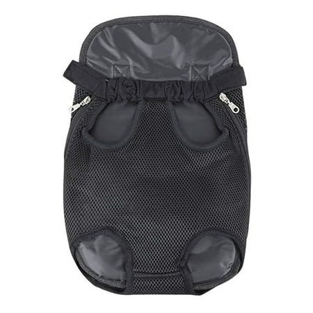 LINGJIA Dog Carrier Legs Out Front Pet Carrier Backpack Adjustable Easy-Fit Puppy Cat Small Bag with Shoulder Strap and Sling for Traveling Hiking Camping Outdoor for Small Medium Puppies Cats