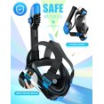 thumbnail image 4 of Máscara de snorkel Greatever G2 de cara completa con sistema Dry Top y soporte, 4 of 6