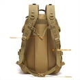 thumbnail image 4 of Mochila de 40 L para Exteriores, para Hombre, para Acampar, Viajar, Escalar, Táctica, para Hombro, para Pescar (A), 4 of 5