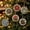 C,3.15*3.15IN, variant on DIY Diamond Art Painting Christmas Wooden Ornaments Kit (Set of 6), Round Christmas decorations | Special-Shaped Gem & Pearl Hanging Craft Decor with Twine for Holiday Window Christmas Tree Home