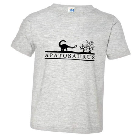 

PleaseMeTees™ Toddler Apatosaurus Educational Dinosaur Sketch HQ Tee