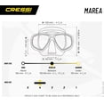 thumbnail image 5 of Set de snorkel Cressi Marea y Supernova Dry con máscara de silicona, 5 of 5