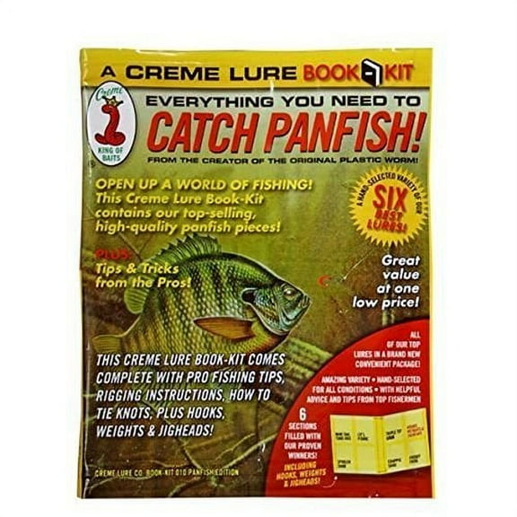 Creme Lure Instructional Book Kit Panfish Fishing Lure