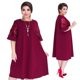 thumbnail image 4 of 2018 Splice Loose Lace Summer Dresses Plus Size Women Knee-Length Office Dress, 4 of 4