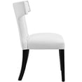 thumbnail image 3 of Hawthorne Collections Contemporary Faux Leather Dining Side Chair, White (Set of 1), 3 of 4