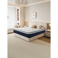 thumbnail image 3 of QOFYU Queen Mattress 12 Inch, Queen Size Spring HybridGel Memory Foam Mattress, Plush Queen Mattresses in a Box, 3 of 11