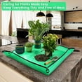 thumbnail image 3 of 2 Pcs  26.8" x 26.8"  Potting Mat for Indoor Plants Transplanting Control Mess Square Repotting Mat Gardening Gifts, 3 of 5
