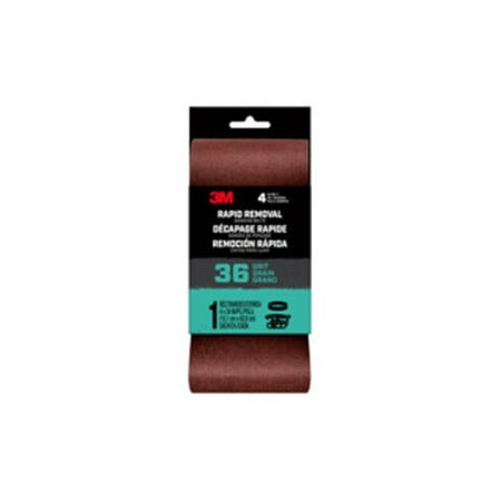 

3M 27393 Sanding Belt 3 in W 24 in L 36 Grit Aluminum Oxide Abrasive
