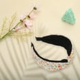thumbnail image 6 of Unique Bargains 1 Pc Elegant Crossed Headbands for Women Orange Black, 6 of 6