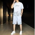 thumbnail image 4 of Conjunto De Camiseta Y Pantalón De Hombre, Chándal Hip Hop, 4 of 8