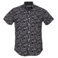 thumbnail image 1 of Camisa Casual Negro Yakuza Kanda Letras, 1 of 3
