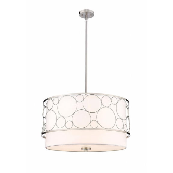4 Light Pendant in Modern Style-14.5 inches Tall and 24 inches Wide-Brushed Nickel Finish Bailey Street Home 372-Bel-4973338