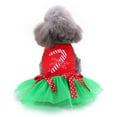 thumbnail image 1 of Windfall Christmas Dog Dress with Cute Tie, Soft Breathable Puppy Dress Cute Pet Princess Tutu Skirt Outfits, Daily & Party Pet Clothes for Small Medium Dogs, Cats, 1 of 7
