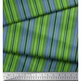 thumbnail image 2 of Soimoi Green Velvet Fabric Vertical Stripe Print Fabric by Yard 58 Inch Wide, 2 of 3