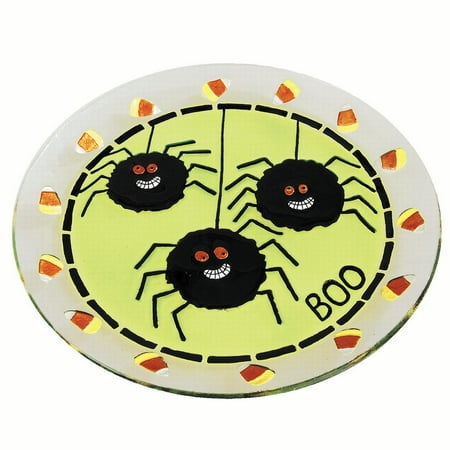 Fused Glass Platters - Spider Fused Glass Platter