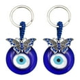 thumbnail image 1 of MasteelfCA 2 Pcs Creative Evil Eye Key Chain Fashion Bag Hanging Pendant Practical Key Ring, 1 of 7