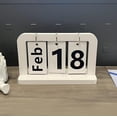 thumbnail image 4 of Fiudx Ofertas relámpago Calendario plegable para el hogar, estudio, dormitorio, calendario de escritorio, adornos decorativos, adornos para la sala de estar del dormitorio, 4 of 6