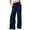 C-Navy313, variant on DHFJKG Women's Wide Leg Sweatpants Soft Solid Color Elastic High Waisted Long Pants Casual Loose Fit Yoga Pants With Large Pockets For Commuting Versatile Trousers