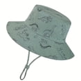 thumbnail image 2 of Ccpelsie Baby Sun Hat for Baby Girl Boy 0-4T - Wide Brim Toddler Bucket Hat Adjustable Strap Infant Hats for Outdoor(AG,3-5 Years), 2 of 4