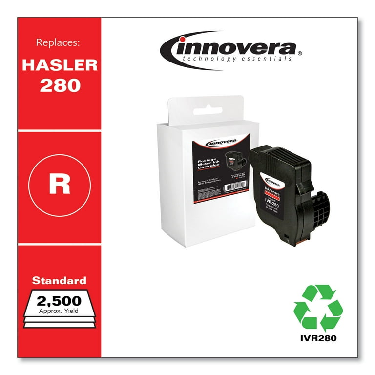 Remanufactured Red Postage Meter Ink, Replacement for IM-280 (ISINK2IMINK2), 2,500 Page-Yield Remanufactured Red Postage Meter Ink, Replacement for IM-280 (ISINK2IMINK2), 2,500 Page-Yield