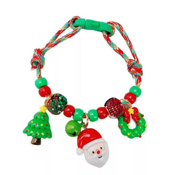 Pet collars, dog collars, cat bells, Christmas decorations, adjustable 28-43cm, suitable for small and medium-sized dogs and cats