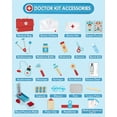 thumbnail image 7 of Doctor Kits for Kids, Doctor Pretend Play Set, Toddler Toys 3-5, Role Play Wooden Doctor Kit, Best Gift for Boys & Girls, 7 of 7