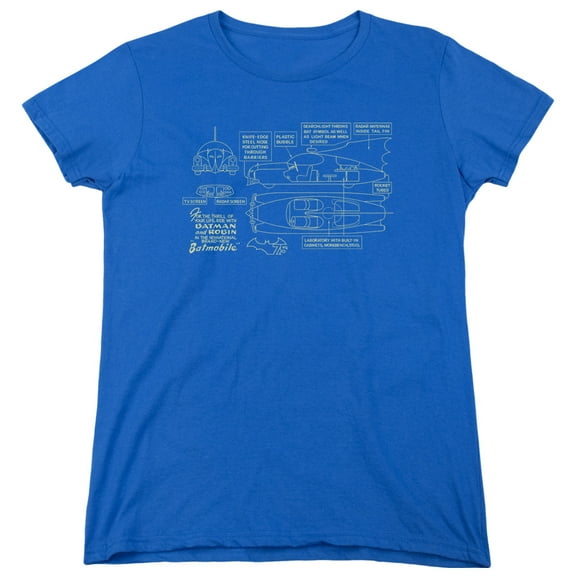 Batman - Batmobile - Women's Short Sleeve Shirt - Large