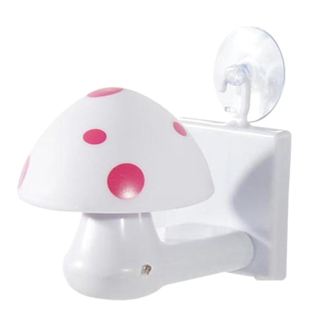 lámpara solar de Noche Lámpara de Seta Decoración Colorida Colorida - Rosado CUTICAT Sensor de movimiento de luz nocturna