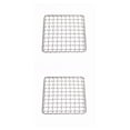 thumbnail image 1 of Soidarity Herramientas de malla para parrilla, accesorios resistentes de acero inoxidable para el hogar, accesorio para barbacoa, red para Cuadrado 2piezas, 1 of 6
