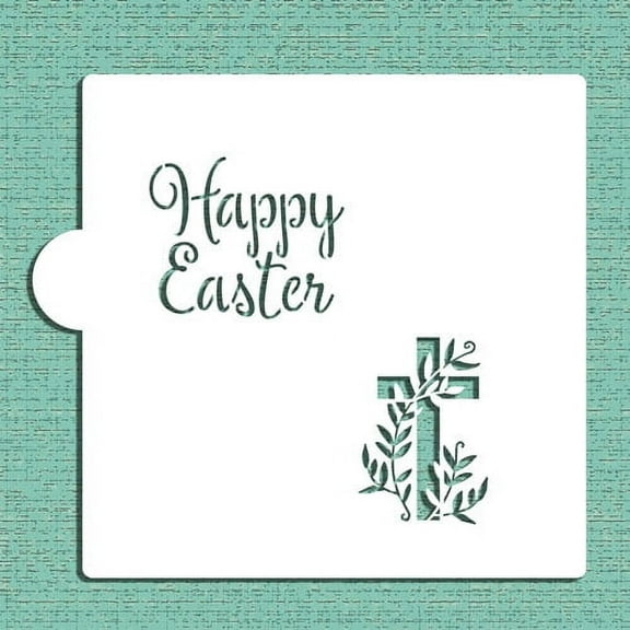 Happy Easter Cookie and Craft Stencil CM083 by Designer Stencils