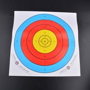 40x40cm Coated Paper Target Sheets, 36.7cm Diameter Target Rings, 10 Sheets, Durable Shooting Practice Targets