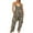 Coffee Wide Leg Jumpsuits for Women, variant on Dyegold Jumpsuits for Women Casual, Jumpsuits for Women Floral Print Summer Loose Casual Playsuit Long Pants Sleeveless ​V Neck ​Overall Romper with Pocket
