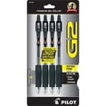 thumbnail image 2 of Pilot G2 Premium Gel Roller Pens 0.5 mm Point Size Retractable Black Gel-based Ink 4 /Bundle of 5, 2 of 2